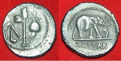 monnaie de Jules César trouvée a Rumes en 2016