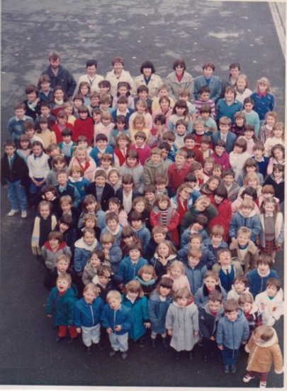 Classe Maternelle libre de Rumes en 1985